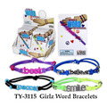 Funny Girlz Word Bracelet Toy